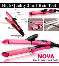 Multi-Functional Nova 2 in 1 2009 Hair Straightener & Curler